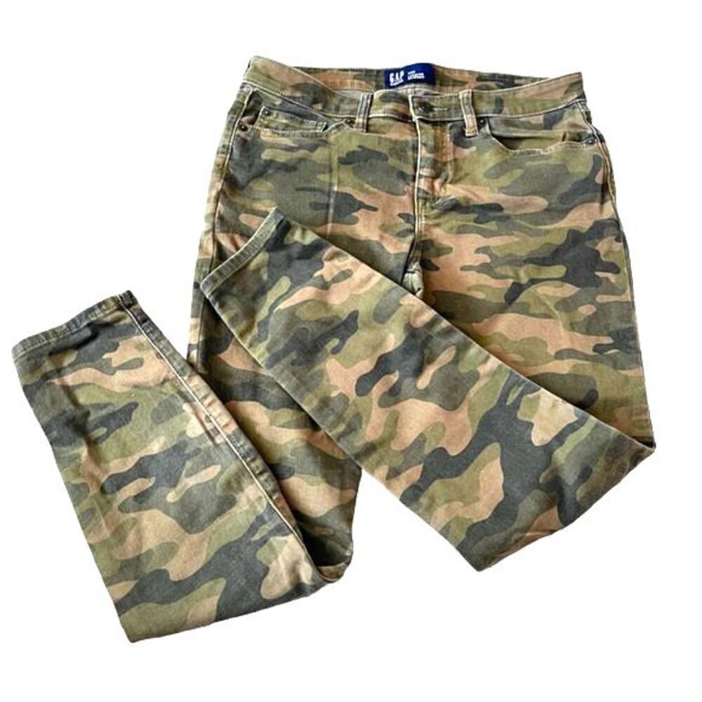 Gap Denim camouflage Jean/leggings skimmer comfortable 6/28.